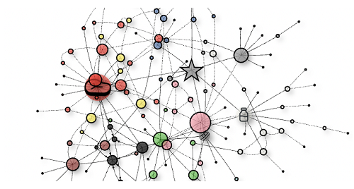 A segment of a protein meaning network map