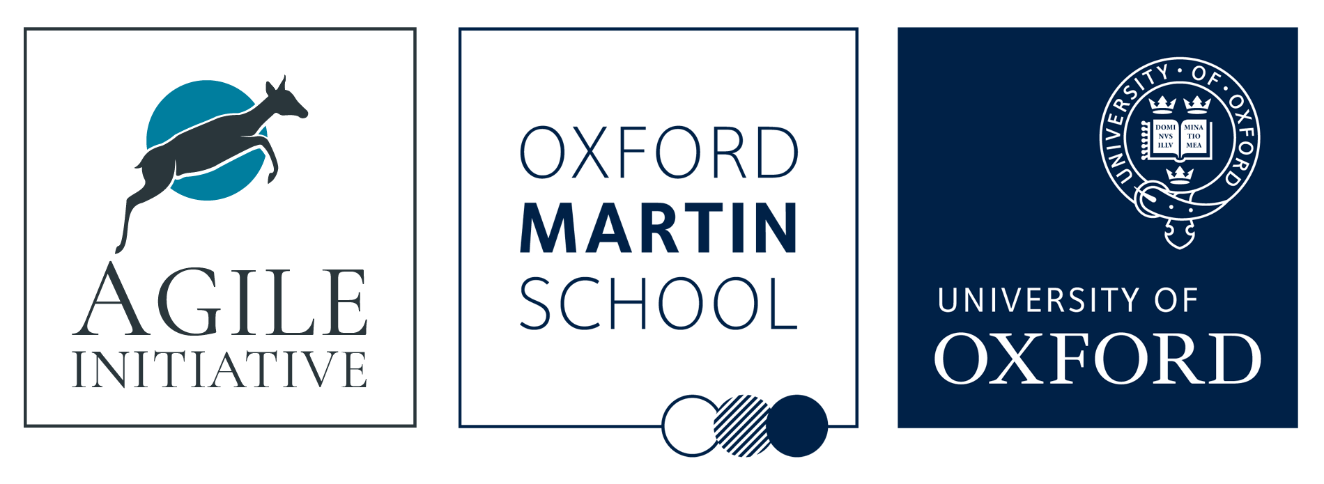 Logos of the Oxford Martin School Agile Initiative