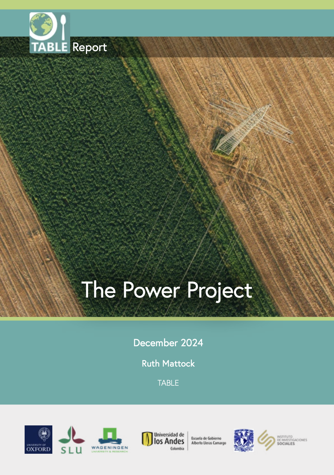 Front page of the Power Project report