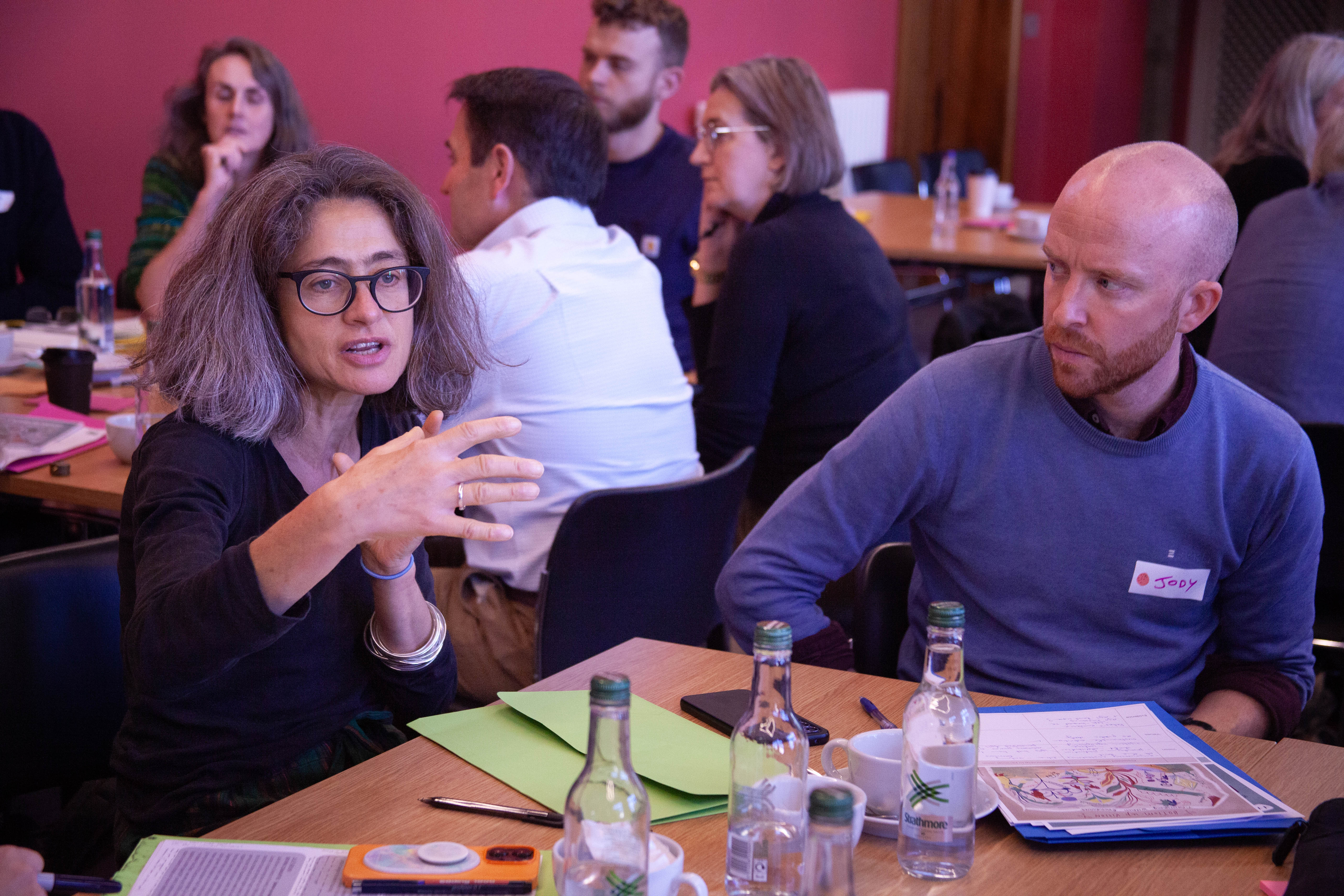 A group session at the workshop in October 2024. Photo by Jacquelyn Turner.