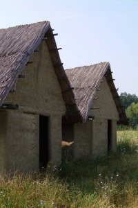 Image: Kelly Reed, Reconstructed Neolithic house at Sopot, Croatia