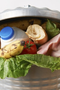 USDA, Fresh food in garbage can to illustrate waste, Flickr, Creative Commons Attribution 2.0 Generic