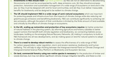 Nature-Based Solutions for Climate Change, People and Biodiversity