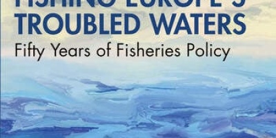 The cover of “Fishing Europe’s Troubled Waters: Fifty Years of Fisheries Policy”