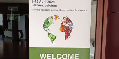 Photo of global food security conference welcome banner 