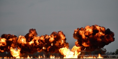 Photo of explosion. Credit; william-martin via Pexels. 