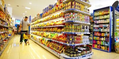 Image: Vladimir Kirakosyan, SAS Supermarket - interior, Wikimedia Commons, Creative Commons Attribution-Share Alike 3.0 Unported