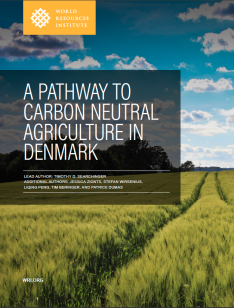 A pathway to carbon neutral agriculture in Denmark