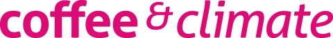 The pink logo for Coffee & Climate