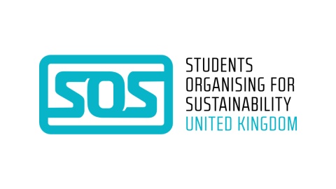 The logo for Students Organising for Sustainability United Kingdom