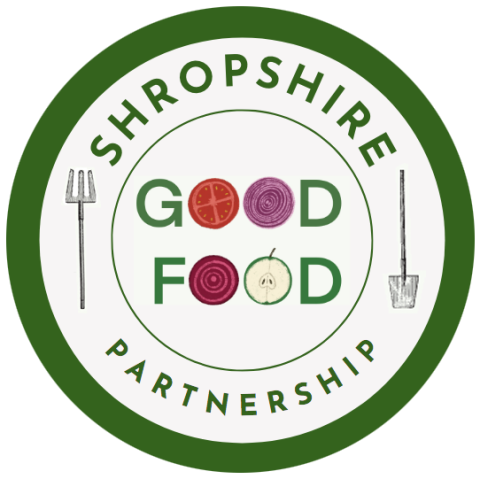 The logo for Shropshire Good Food Partnership