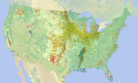 Image: US Department of Agriculture Cropland Data Layer, Flickr