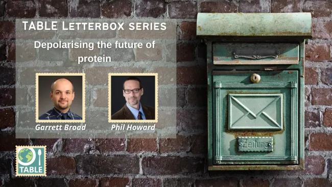 Letterbox: Depolarising the future of protein