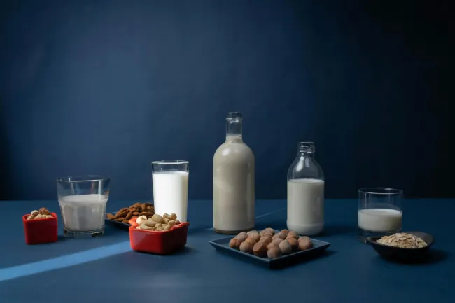 Photo of dairy alternatives. Credit: Cottonbro via Pexels