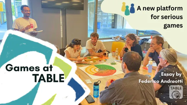 A flyer for serious games at TABLE