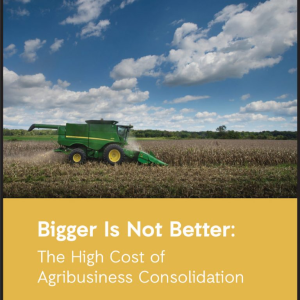 The high cost of agribusiness consolidation in the US