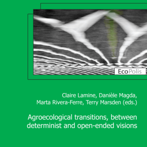 Agroecological transitions: determinist and open-ended visions