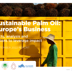 Sustainable Palm Oil: Europe’s Business