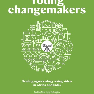  Front cover of booked titled Young Changemakers