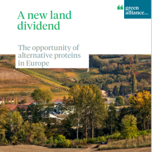 Green alliance report cover for a new land dividend