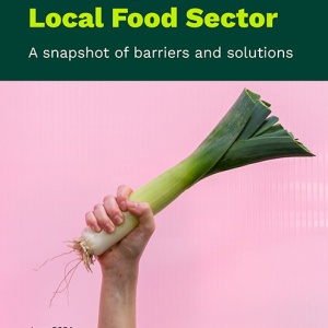 Front cover of Sustain report Growing the local food sector
