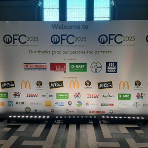 Photo of Oxford Farming Conference banner